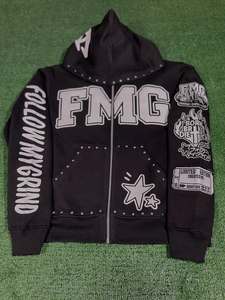 Sudaderas Unisex Extra Grandes de Algodón Grueso, Personalizadas de Alta Calidad con Impresión 3D para Logotipo, Transferencia de Calor, Sudadera Unisex con Impresión Puff - Product Image 2