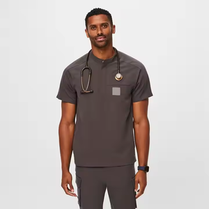 Vêtements d'été unisexes en spandex de haute qualité pour hôpitaux uniformes d'infirmières médicales vente en gros de vêtements de médecin - Product Image 3