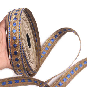 Cordón Ceremonial, Trenza de Encaje Ceremonial, Adornos, Cintas, Trenzas, Cordón de Hilo Metálico - Product Image 5