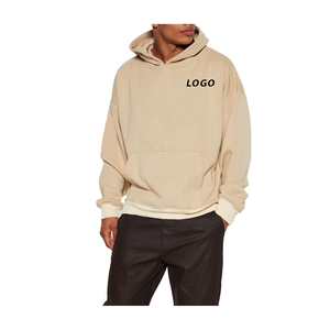 2025 nouveauté plaine blanc professionnel pull 100% coton polaire Logo personnalisé bouffée impression sweats à capuche pour unisexe - Product Image 6
