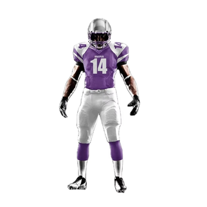 Tenues de football américain personnalisées en polyester sublimé à 100 %, manches courtes, séchage rapide, respirantes, ensembles de maillots d'équipe avec design imprimé pour - Product Image 1