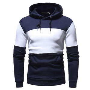 Sudadera con capucha de alta calidad para hombre, con logo personalizado, bolsillo canguro y paneles de algodón. - Product Image 2