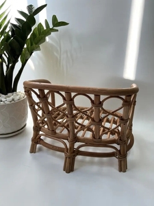 Accesorios de ratán de alta calidad para bebés, silla de ratán Vintage para niños, silla de ratán ecológica para niños pequeños, en venta - Product Image 5