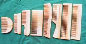Peines de madera hechos a mano, ideal para reventa, adecuado para peluquería y estilistas de pelo, se puede personalizar en tus patrones - Product Image 2