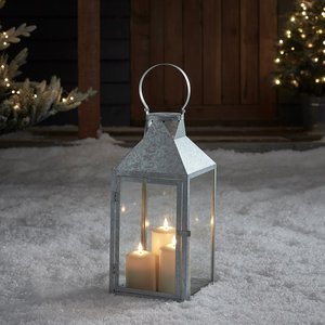 Handmade Galvanized Iron <b>Lanterns</b> <b>Silver</b> Finished For Home And Christmas Tabletop Lighting Decoration Candle <b>Lanterns</b> - Product Image 4