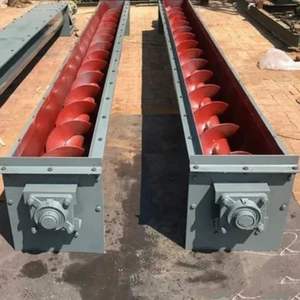 Transportador de tornillo tubular de acero inoxidable de suministro de fábrica de India, velocidad ajustable en forma de U de 100 kg para uso en plantas de fabricación - Product Image 1