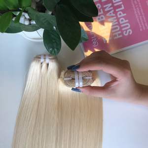 Extension de cheveux bruts vietnamiens à donneur unique meilleure qualité blanchie pour les faisceaux de cheveux de trame Genius 100% cuticules alignées vague naturelle - Product Image 3