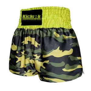 Pantalones Cortos de Kickboxing para Hombre de Alta Calidad, Tela Ligera y Transpirable, Ajuste Cómodo, Opciones Personalizables, Servicio OEM, Uso Diario - Product Image 4