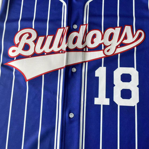 2025 nuevo logotipo personalizado al por mayor ropa deportiva sublimación de secado rápido transpirable hombres personalizados bordados camisetas de béisbol - Product Image 5