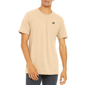 T-shirt basique décontracté d'été à col rond et manches courtes 100 % coton pour hommes, vente en gros pour approvisionnement en vrac de marques - Product Image 1