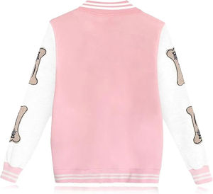 แจ็คเก็ตทีมตัวแทนเสื้อกีฬาเบสบอลบอมเบอร์เสื้อแจ็กเก็ตไซส์ใหญ่พิเศษพิมพ์ลายตัวอักษรแนววินเทจสำหรับทั้ง2025 - Product Image 2