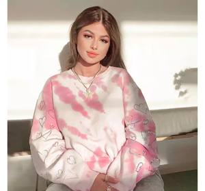 Sudaderas Personalizables de Punto con Forro, Estilo Tie-Dye, Ecológicas, para Invierno, de Secado Rápido y Transpirables, en Oferta - Product Image 2