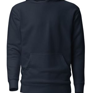 Sudadera con Capucha Azul Marino Unisex, Sudadera con Capucha Lisa de Felpa de Algodón Premium, Suave, Cálida, Informal de Invierno, Fabricante Mayorista - Product Image 3