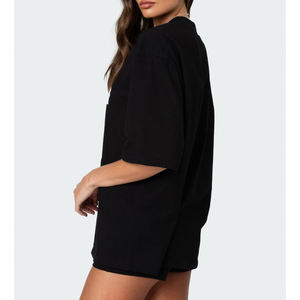 Camiseta de manga larga de malla de algodón con estampado personalizado, jersey de malla para mujer, fabricante OEM - Product Image 5