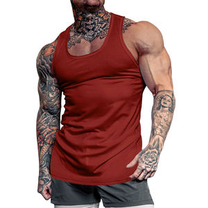 Camiseta Deportiva Personalizada para Hombre, Camiseta sin Mangas para Gimnasio, Ropa Deportiva Transpirable para Entrenamiento - Product Image 3