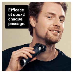 Afeitadora Eléctrica Inalámbrica Recargable para Hombre, Diseño Húmedo/Seco con Estuche de Carga y Estación de Limpieza, Resistente al Agua (IPX7) - Product Image 3