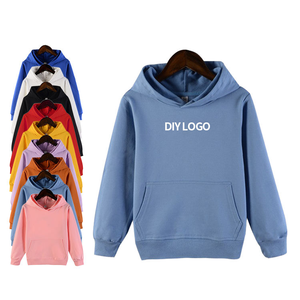 Sweat-shirt pour enfant à motif de dessin animé personnalisé en gros, ample, 100% coton pur, pull sport uni, sweat-shirt pour enfant - Product Image 2