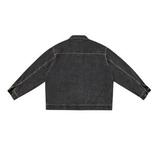 แจ็กเก็ตยีนส์ระบายอากาศได้ดีของผู้ชายและเสื้อโค้ทลำลองแฟชั่นสำหรับฤดูหนาว - Product Image 6