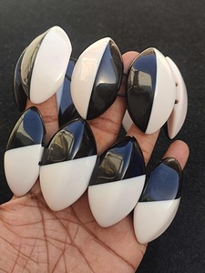 Misbaha-45pcs islamique populaire saoudien écologique 10mm chapelet musulman jaune acrylique rond Sibha Tesbih avec bracelet gland - Product Image 3