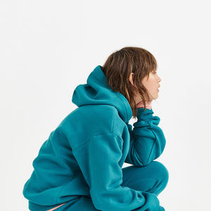 Pantalones de chándal para niños de invierno de alta calidad al por mayor, jersey para niños y niñas, trajes para correr para bebés, chándal bordado, estilo recto sólido - Product Image 2