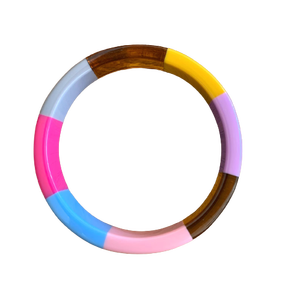 Cute Colorful Geometric Acrylic Resin <b>Bangle</b> Set Unisex Fashion Bracelets Stylish Fancy Patterned <b>Bangles</b> Jewelry <b>for</b> Women <b>Men</b> - Product Image 4