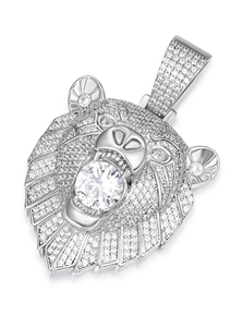 Pendentif Ours Sauvage Bijou Animal Unique Hip Hop avec Placage Or 14K et Rhodium pour Cadeau - Product Image 2