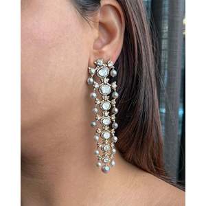 Pendientes de Diamantes Polki Raat Rani - Product Image 4