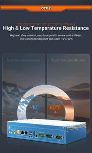 CTX13-WIPCアルミ工業用ミニコンピュータメーカーDC12V-36V 6COM 8USB 4LAN J6412 4GB 64GB埋め込みファンレスミニボックスPC - Product Image 4
