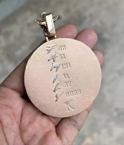 เครื่องประดับแร็ปเปอร์ VVS Moissanite ตามสั่งทุกเพศจี้บาแกตต์น้ำแข็งฮิปฮอปทำจากโลหะอัลลอยจี้แฟชั่นสุดมีเสน่ห์ - Product Image 3