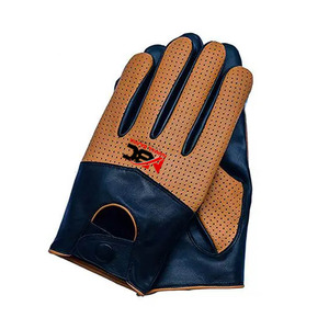 Gants en cuir habillés de style rétro de haute qualité pour hommes pour la conduite - Product Image 1