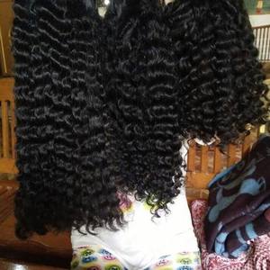 ผมต่อแบบเวอร์จินแท้จากอินเดีย ไม่พันกัน ไม่หลุดร่วง นุ่ม เป็นมิตรกับสิ่งแวดล้อม แบบลอนน้ำ  แบบเป็นมัด - Product Image 1