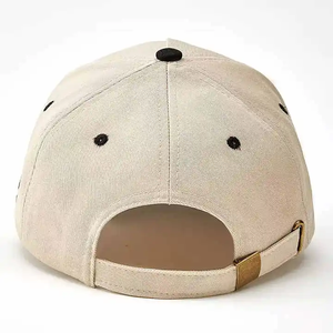 Casquette de baseball structurée incurvée à 5 panneaux personnalisée par le fabricant avec logo en relief, unisexe, réglable, solide, à 5 panneaux - Product Image 3