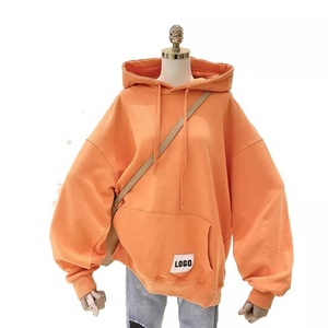 Nouvelle version de couleur pure style paresseux à capuche ample grande taille coton éponge sauvage pull à capuche tendance - Product Image 6