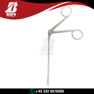 Pinces nasales droites à mâchoires fenêtrées 4x10mm en acier inoxydable, manuelles, de haute qualité, certifiées CE, instrument chirurgical ORL - Product Image 2