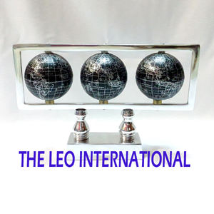 Escultura de flor de metal de lujo antiguo - Product Image 4