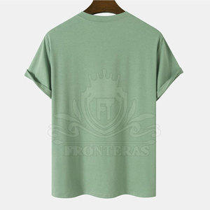 T-shirt de qualité supérieure pour hommes T-shirt léger au meilleur prix T-shirt de couleur personnalisée Vêtements décontractés - Product Image 2