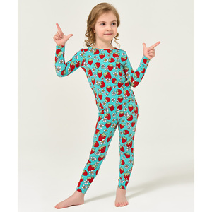 Ensembles de pyjamas en tricot pour fillettes, 2 pièces, en viscose de bambou - Product Image 1