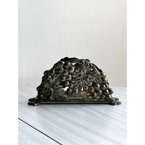 ที่ใส่ผ้าเช็ดปากโลหะหรูหราทันสมัยปรับแต่งได้ลายองุ่นสไตล์ลาเต้เรมี่กันน้ำตกแต่งโต๊ะ - Product Image 5