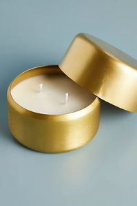 Hot Selling Luxury Gold Metal Candle <b>Jar</b> with Lid for <b>Decoration</b> in Wholesale Price - Product Image 2