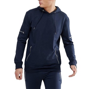 ชุดวอร์มผ้าคอตตอนผ้าโพลีเอสเตอร์ปรับแต่งได้ชุดวอร์มผ้าฟลีซสำหรับผู้ชาย - Product Image 1