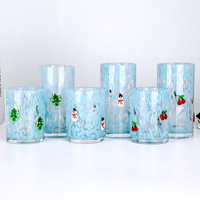 Confettis à Boire Personnalisés Eau Bleu Highball Verres Cocktail Tumbler Verre Tasse logo Kristall