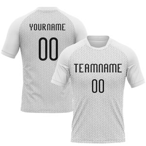 Uniforme de Voleibol Sublimado con Diseño Geométrico Blanco y Negro Personalizado al por Mayor, Tela Transpirable para Entrenamiento - Product Image 2