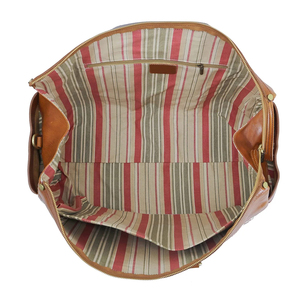 Nuevo y Elegante Bolso de Viaje de Cuero para Hombre con Cierre de Cremallera y Forro de Poliéster - Equipaje de Mano Resistente para Viajes de Fin de Semana, Trabajo y Uso Diario - Product Image 4