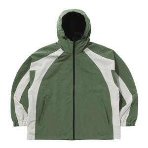 Veste coupe-vent en nylon personnalisée 2026, fermeture éclair, imperméable, légère, pour homme, course à pied, extérieur, veste à capuche en nylon, veste de sport - Product Image 1