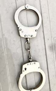 กุญแจมือเหล็กคาร์บอนสำหรับงานหนักปรับได้พร้อมกุญแจ2ปุ่มผลิตภัณฑ์งานฝีมือโลหะ - Product Image 3