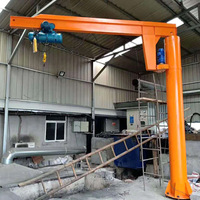 Grue à flèche électrique murale, grue à poutre, composants d'engrenage de moteur, capacité de 32 tonnes, hauteur de levage de 25 m