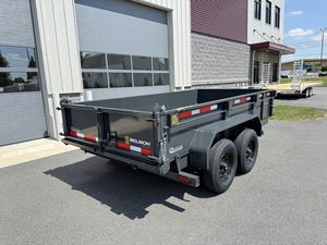 2026 Belmont 6' x 12' 10K Low Profile Dump Trailer DTL7212-10K Heavy Duty Hydraulic Dump Trailer Tandem Axle Utility Equipment - Product Image 4