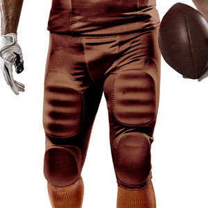 2025 ensemble de Football américain personnalisé respirant Polyester Durable rembourré maillot et pantalon avant Logo en gros pour les Sports d'équipe - Product Image 4