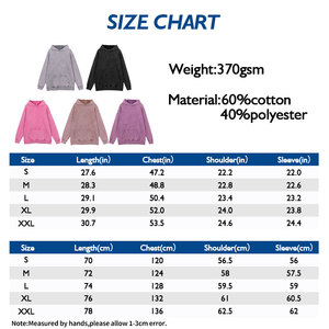 เสื้อฮู้ดผู้ชายผ้าบาติกมีฮู้ด370GSM ผ้าบาติกผ้าฝ้ายโพลีเอสเตอร์ว่างเปล่าโลโก้ที่กำหนดเองเสื้อมีฮู้ดผ้าเฟรนช์เทอร์รีผู้ชาย DP จัดส่ง - Product Image 3