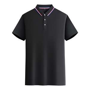 Chemise de travail personnalisable avec logo OEM, uniforme culturel brodé, T-shirt à manches courtes pour polo avec design vierge - Product Image 2